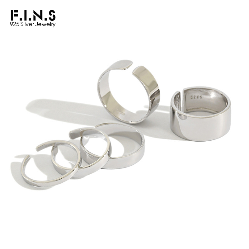 Men'S Minimalist Accessories - F.I.N.S Classic S925 Sterling Silver Wide