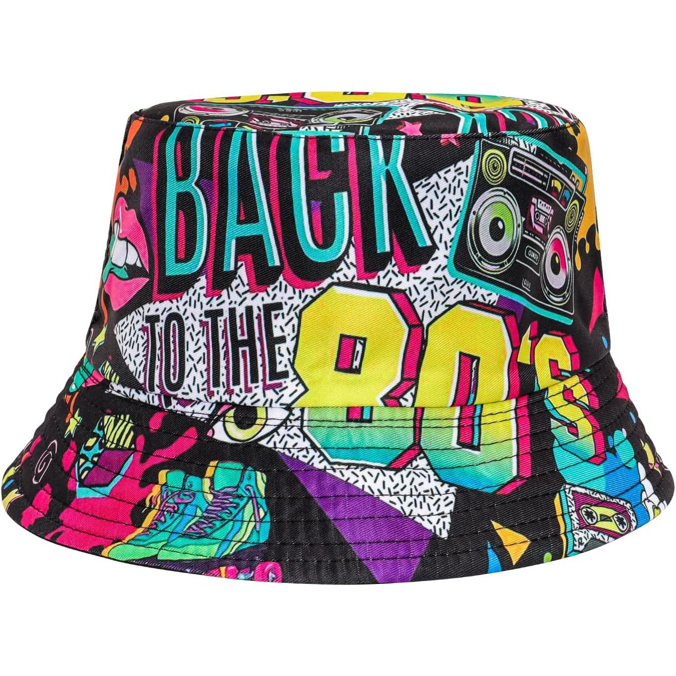 Men'S Accessories In The 80S - Fashion 80s 90s Bucket-Hat Fishing-Hat Packable