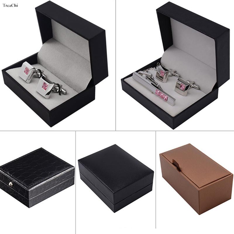Cufflink Box Set - Luxury Tie Clip Cufflinks Storage Box