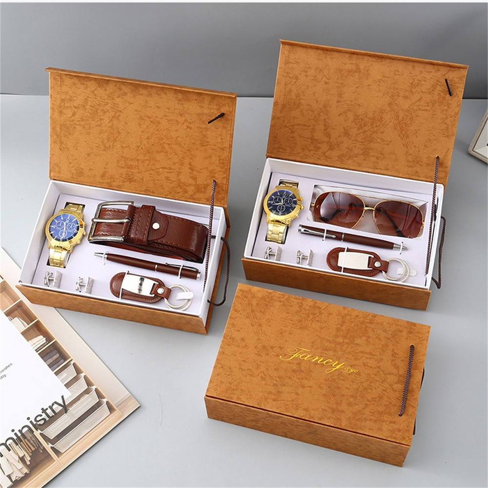 Cufflink Box Set - New Watch Men's Gift Set with