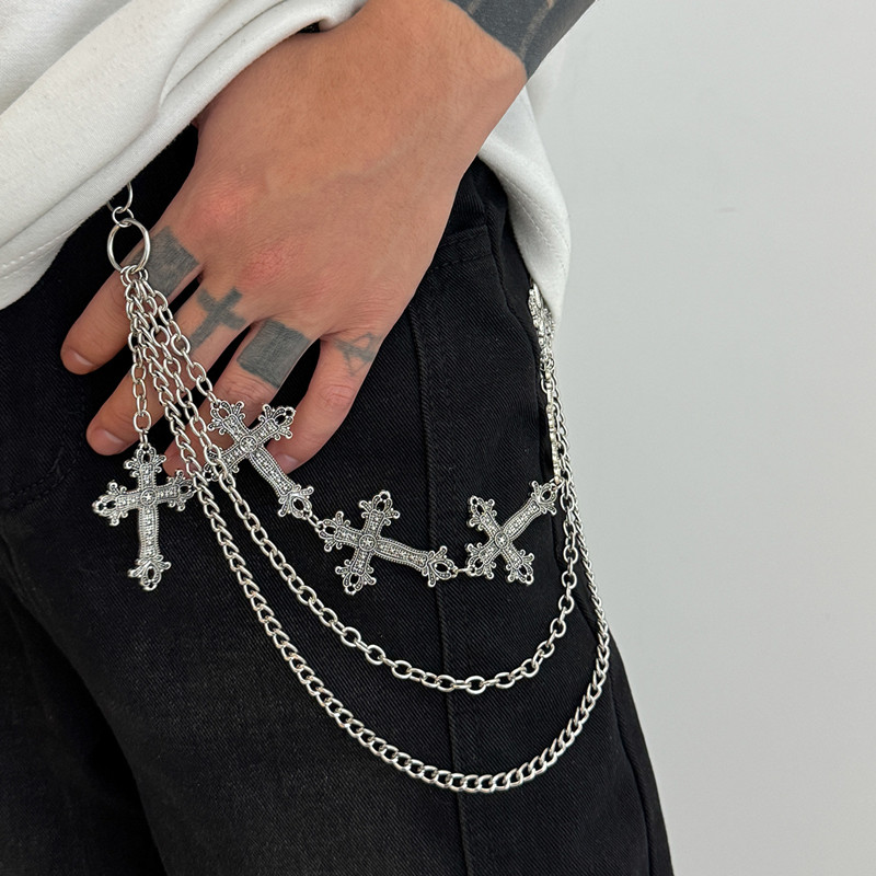 Men'S Accessories Chain - Fashion Punk Metal Pants Chain Hip