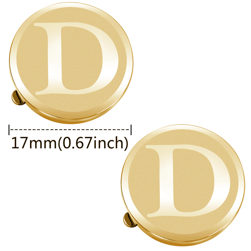 Cufflink Box Set - HAWSON Personalized Letter Cufflinks Custom Initials