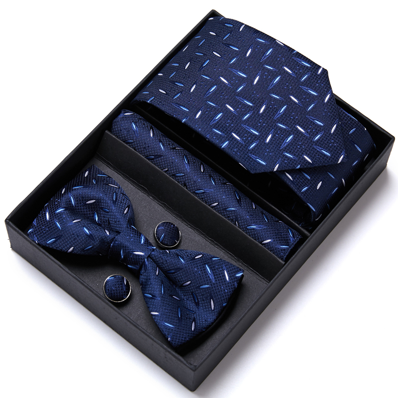 Neck Tie Set Box - Tie For Men Formal Dress Tuxedo