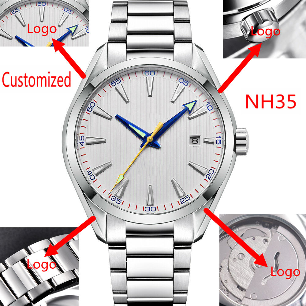 Men Accessories Jewellery - Custom Logo 41mm Men Miyota/NH35 Automatic