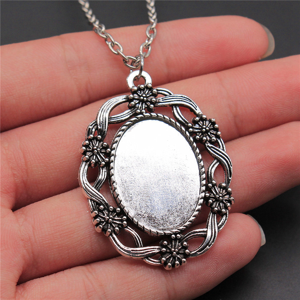 Men'S Accessories Tray - Man Necklace Antique Bronze Color Fit