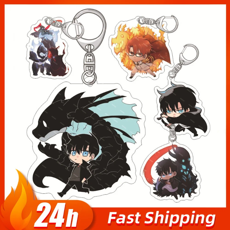 Men'S Accessories Chain - Anime Solo Leveling Figure Keychain Man