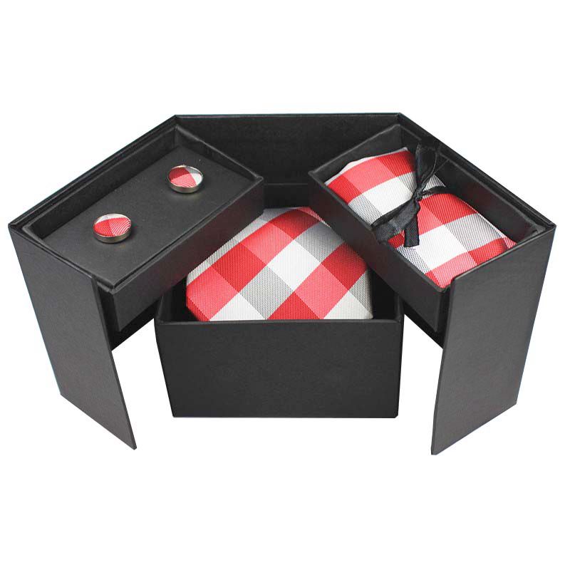 Neck Tie Set Box - GUSLESON Tie Set Hanky Cufflinks With