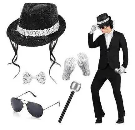 Boys Men 80s Disco Costume Mic - огляд і ціна Men'S Accessories In The 80S