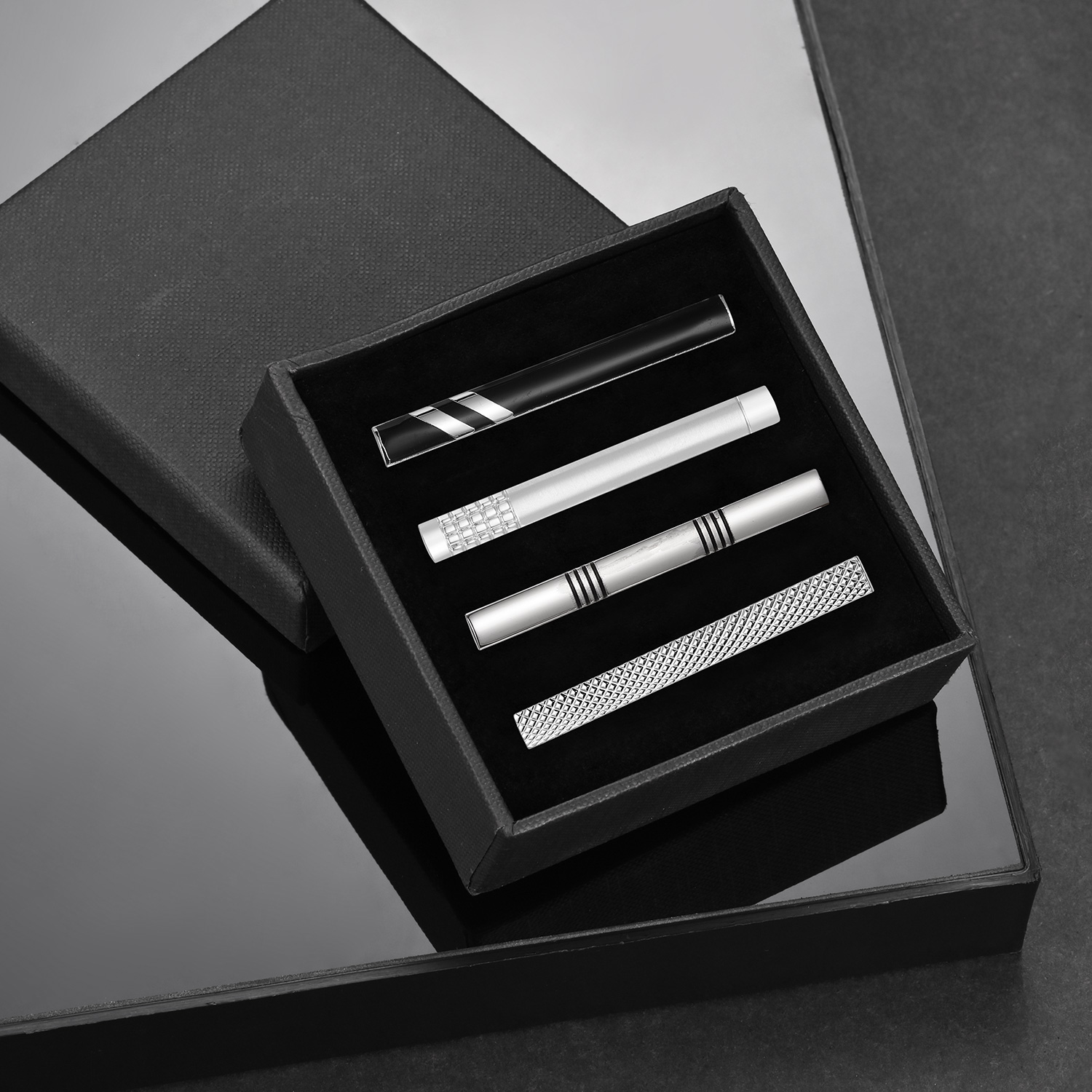 Tie Clip For Men Business Part - огляд і ціна Cufflink Box Set