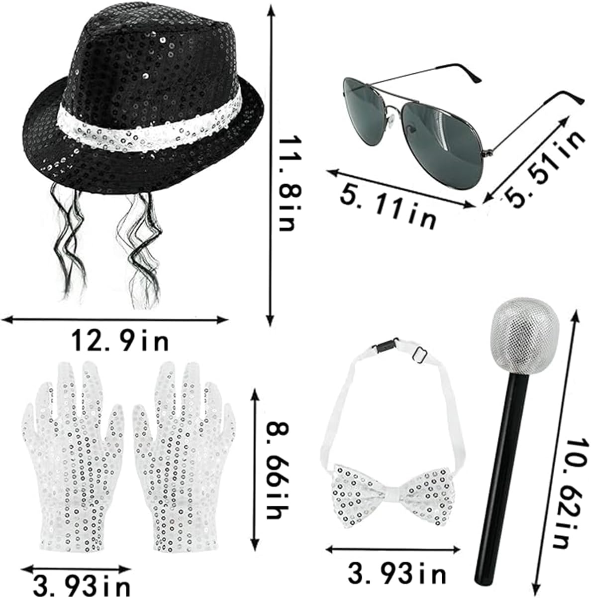 Mens Dance Star Costume Hallow - огляд і ціна Men'S Accessories In The 80S