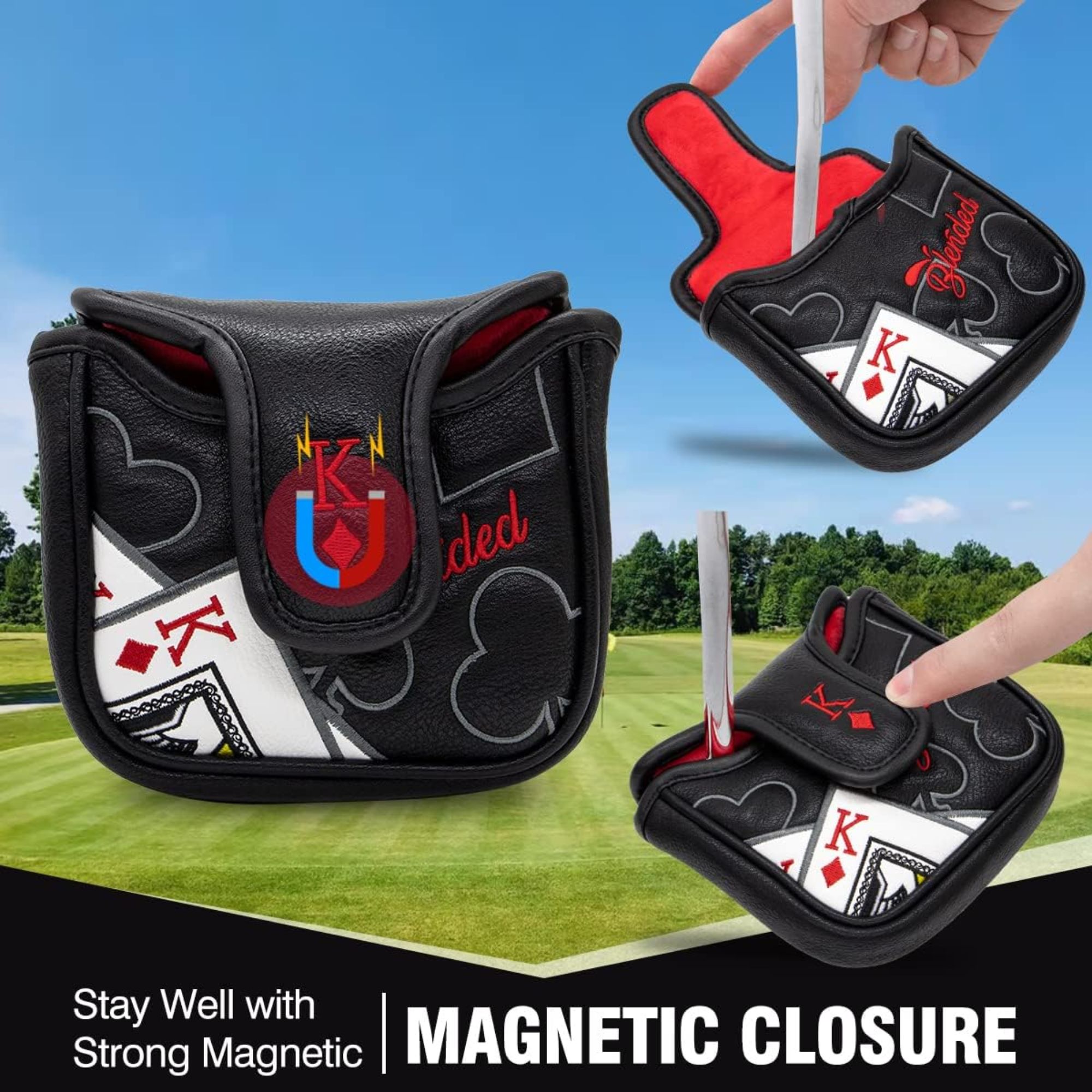 King Of Hearts Embroidered Mal - огляд і ціна Men Accessories For Gift