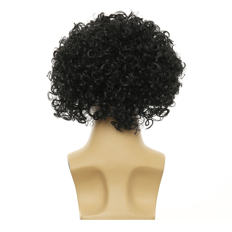 Unisex Big Curly Afro Wig - 3  - огляд і ціна Men'S Accessories In The 80S