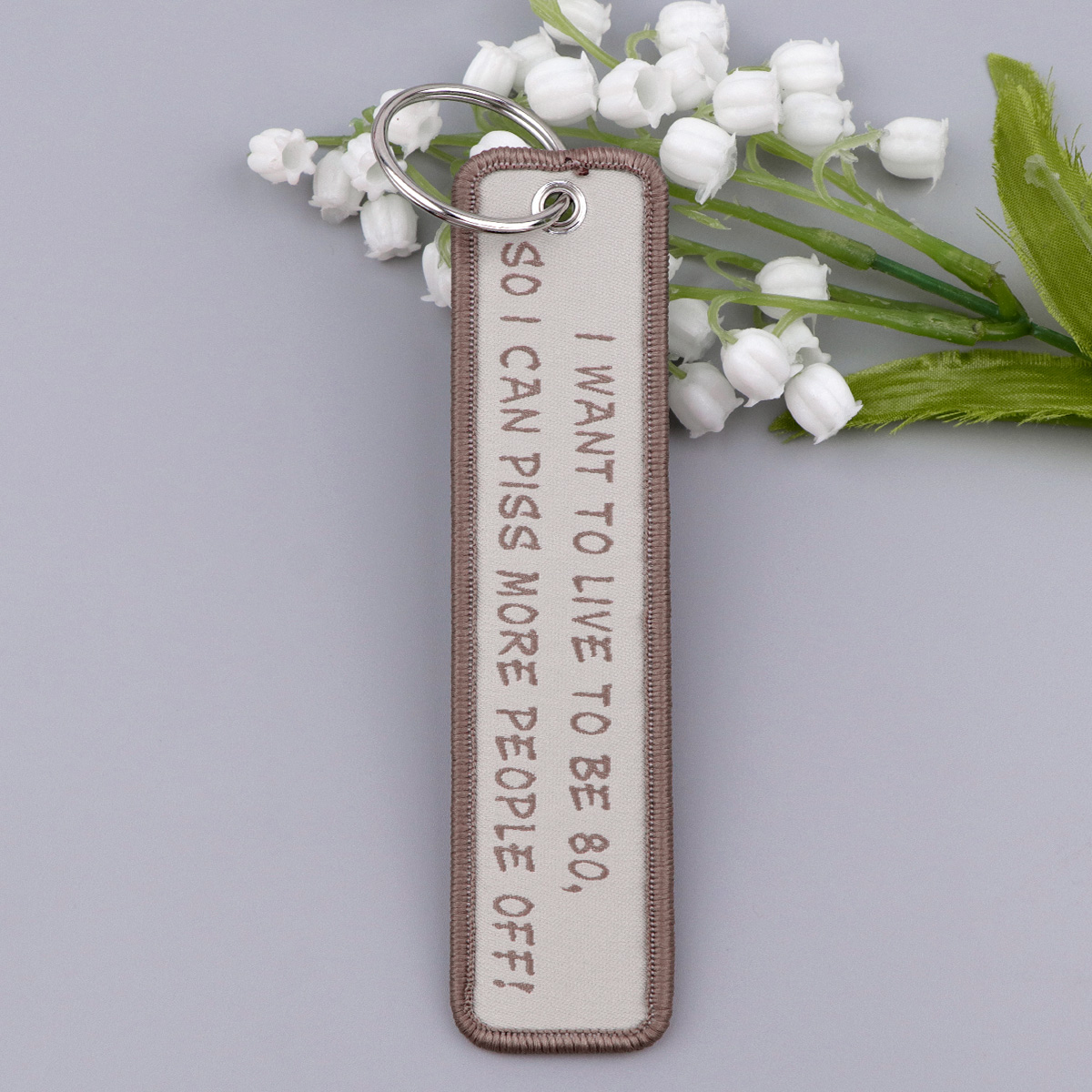 Vintage Quote Embroidered Keyc - огляд і ціна Men Accessories Ring