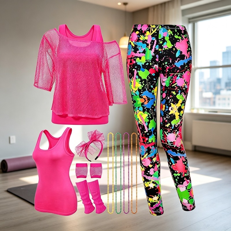 Complete 80s Fitness Instructo - огляд і ціна Men'S Accessories In The 80S