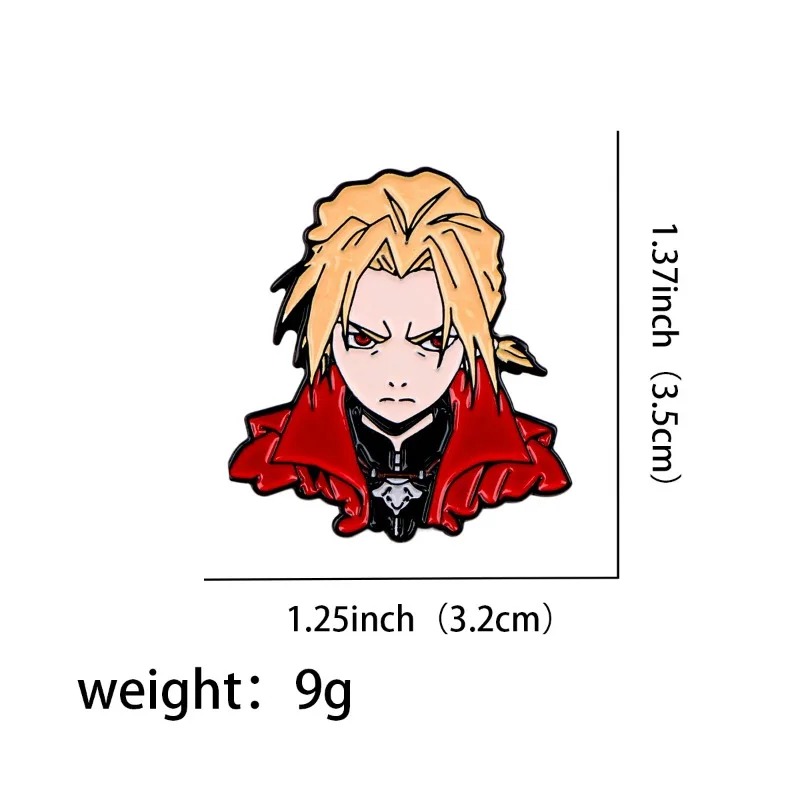 Fullmetal Alchemist Anime Cart - огляд і ціна Lapel Pin Enamel