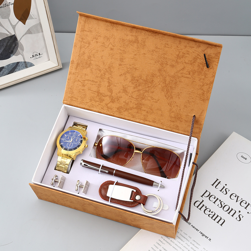 New Watch Men's Gift Set with  - огляд і ціна Cufflink Box Set