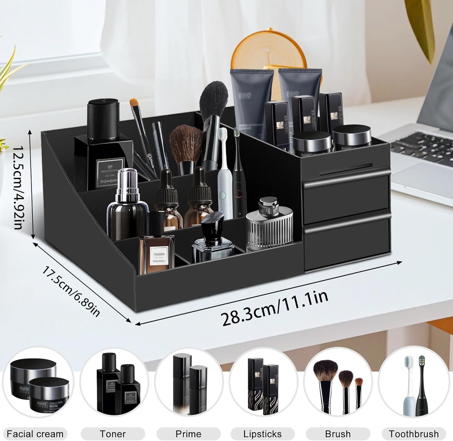 Vintage Bathroom Organizer Cos - огляд і ціна Men'S Accessories Tray