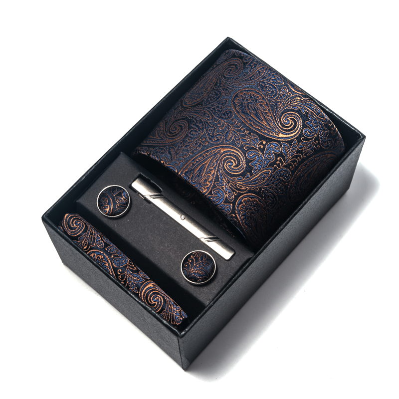 Hot Sale 8 cm Tie Handkerchief - огляд і ціна Neck Tie Set Box