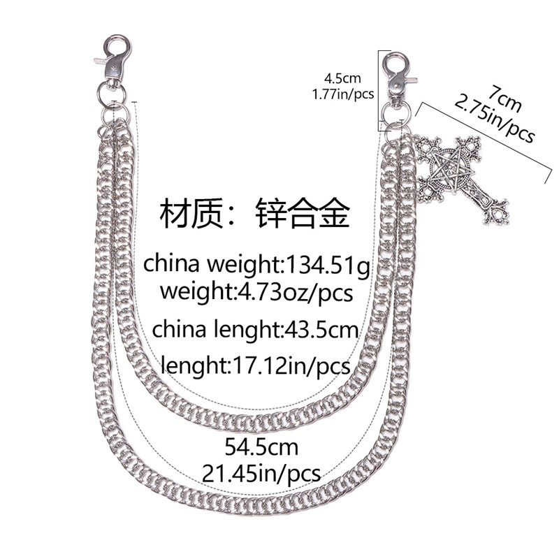 Fashion Punk Metal Pants Chain - огляд і ціна Men'S Accessories Chain