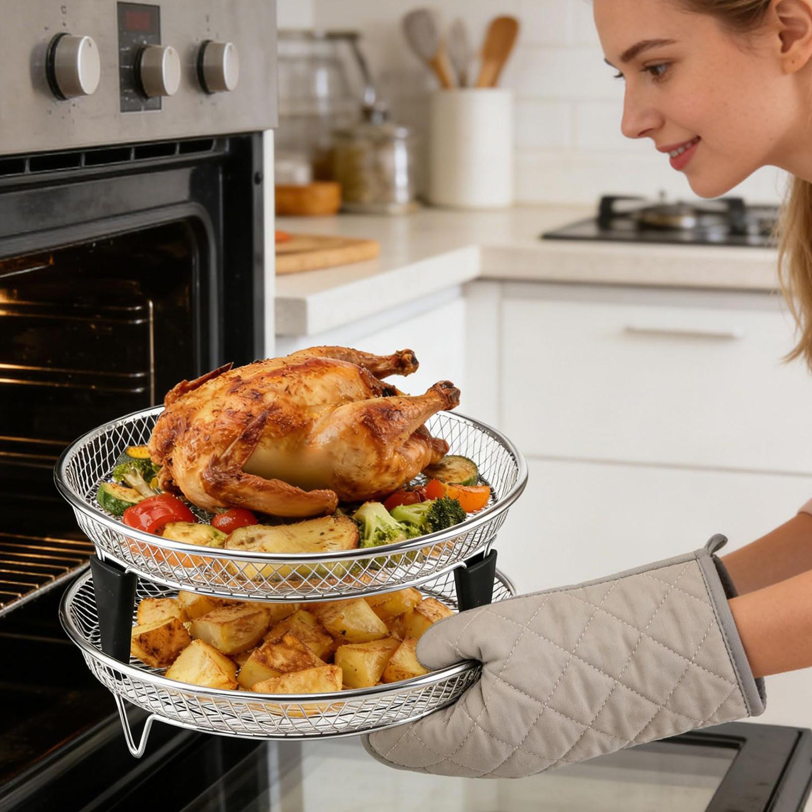 Air Fryer Accessories Stainles - огляд і ціна Men'S Accessories Tray
