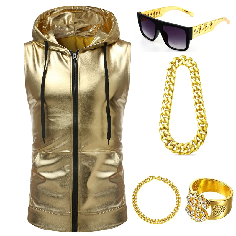 80s 90s Hip Hop Costumes Outfi - огляд і ціна Men'S Accessories In The 80S