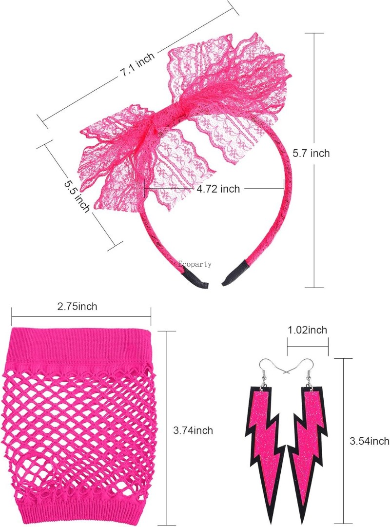 Blulu 80s Accessories for Wome - огляд і ціна Men'S Accessories In The 80S