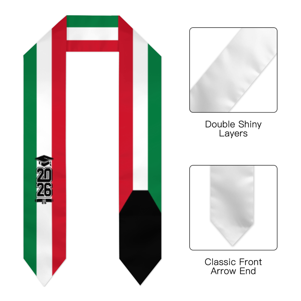 Class of 2026 Kuwait Flag Scar - огляд і ціна Men Accessories Kuwait