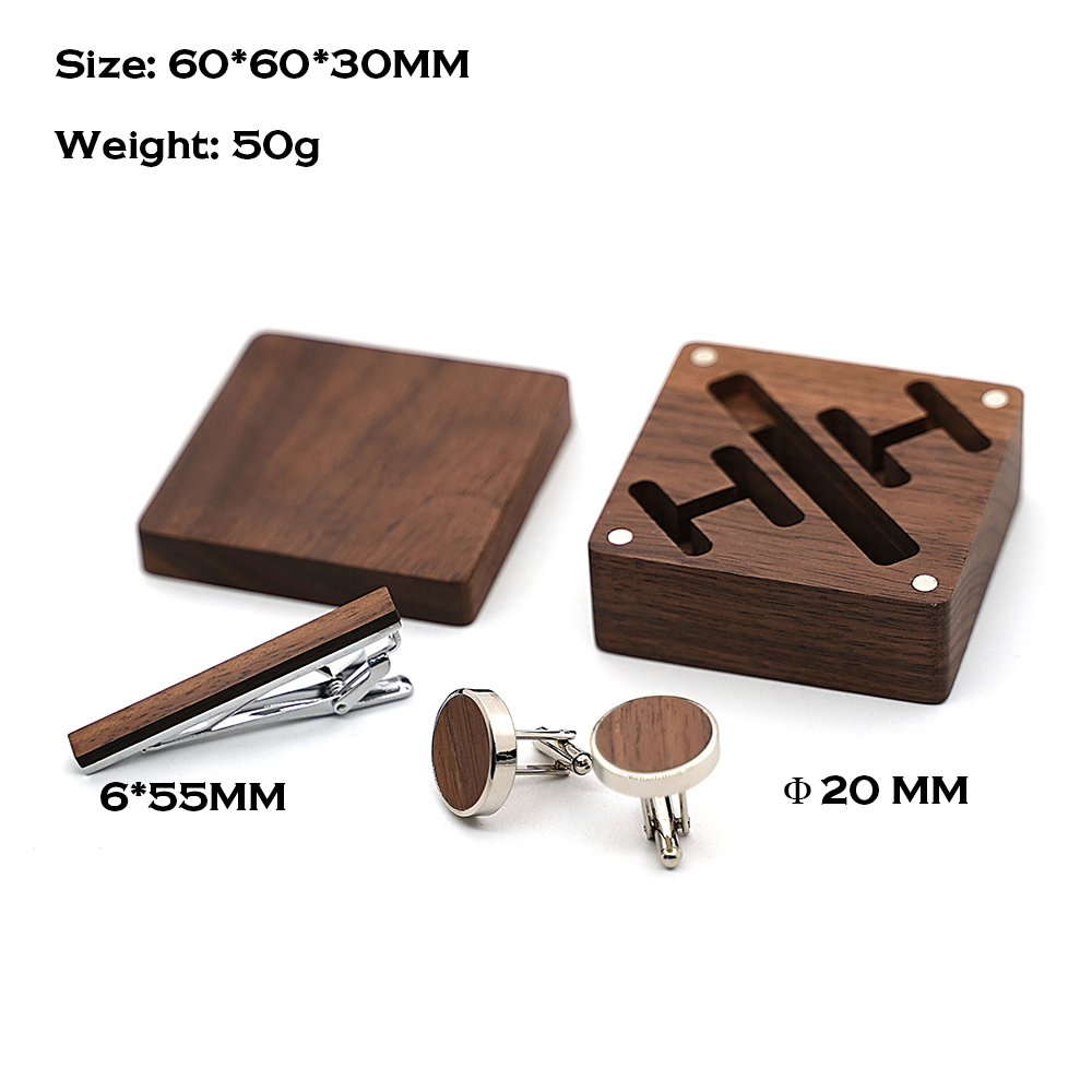 Custom Engraved Wooden Groom A - огляд і ціна Cufflink Box Set