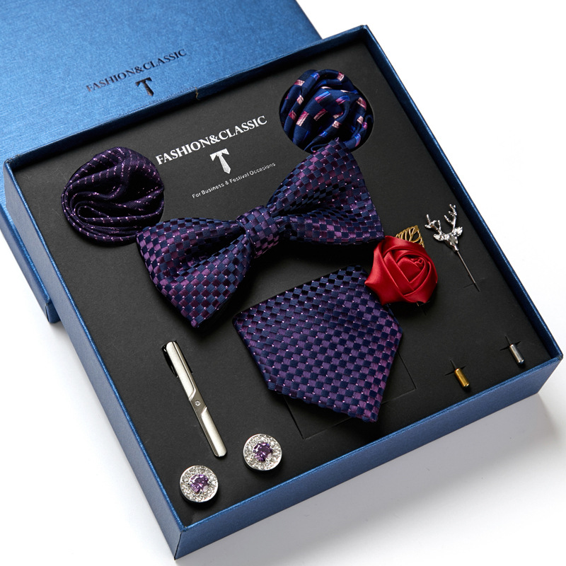 Green Mens Tie Gift Box Paisle - огляд і ціна Neck Tie Set Box
