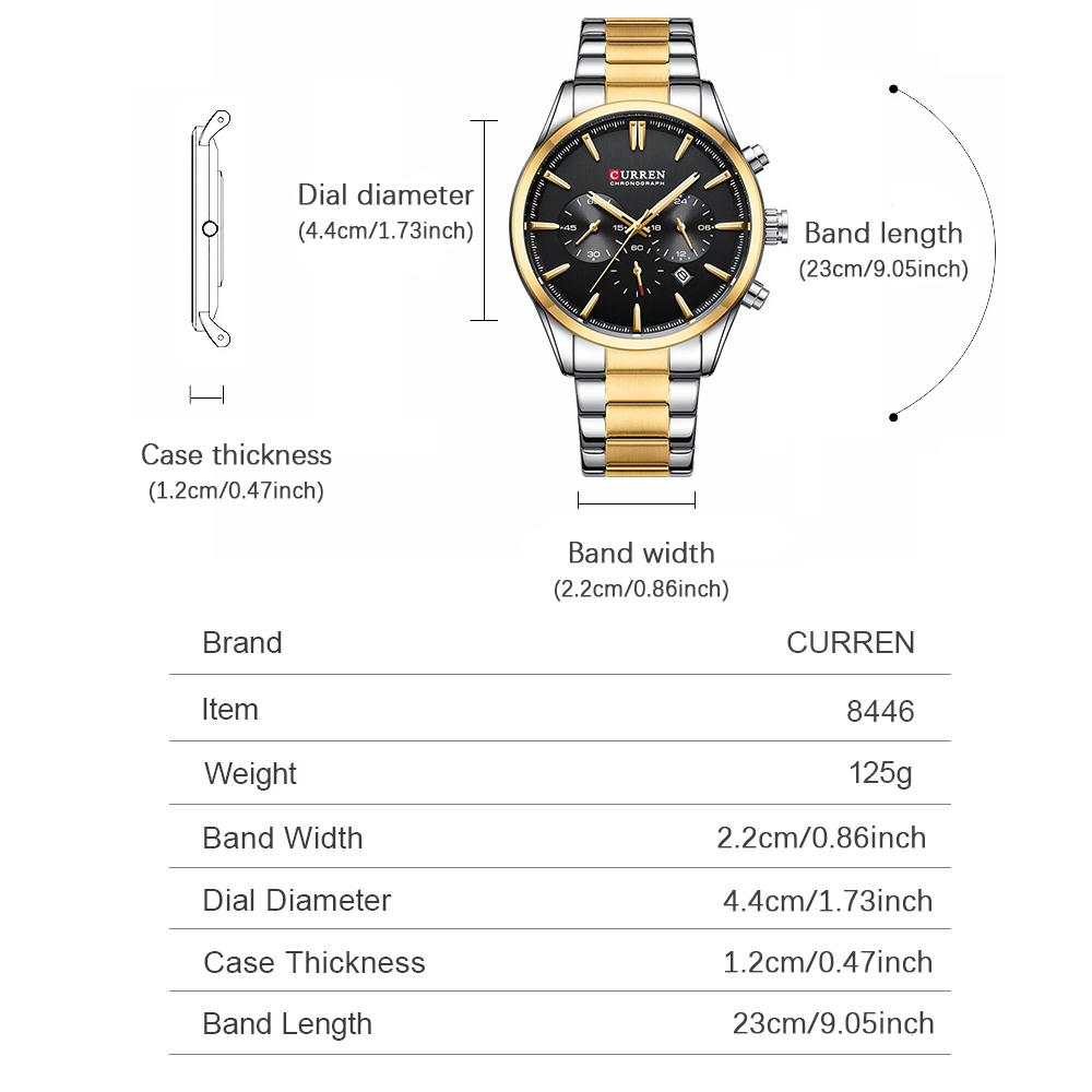 CURREN Casual Quartz Chrono Sp - огляд і ціна Men Accessories Jewellery