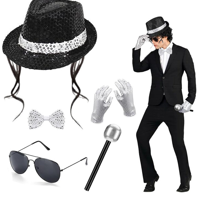 Michael Jackson Cosplay Access - огляд і ціна Men'S Accessories In The 80S