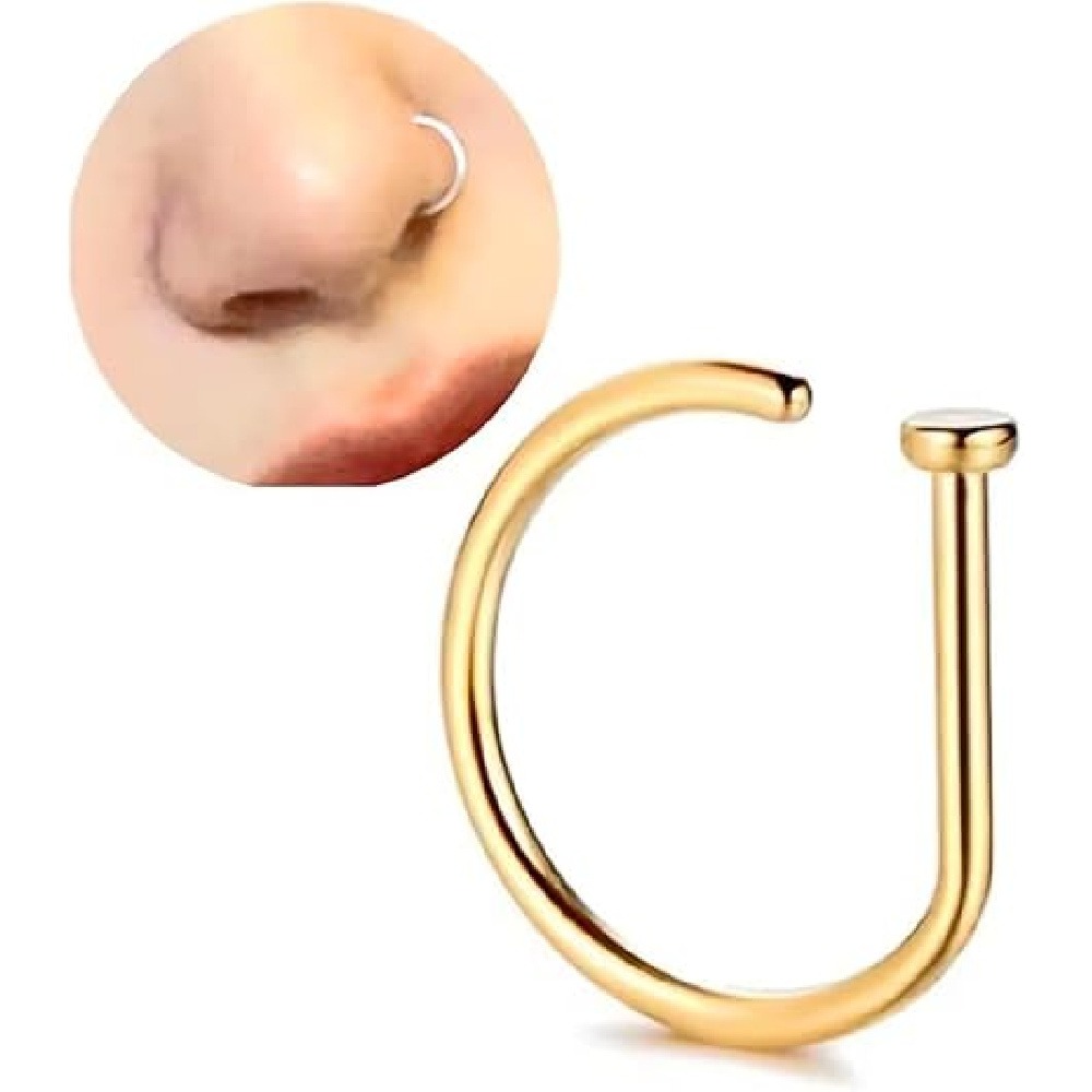 4 Pack Non Piercing D-Shaped N - огляд і ціна Men Accessories Ring