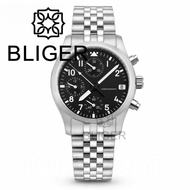 BLIGER Full Black Brushed 38mm - огляд і ціна Men Accessories Jewellery