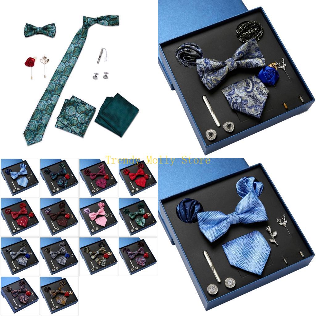 N5KB Men's Necktie and Accesso - огляд і ціна Neck Tie Set Box