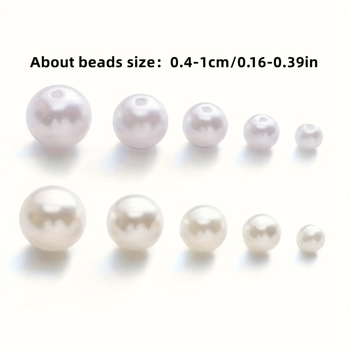 1388pcs 4/6/8/10mm Black, Whit - огляд і ціна Men Accessories Jewellery