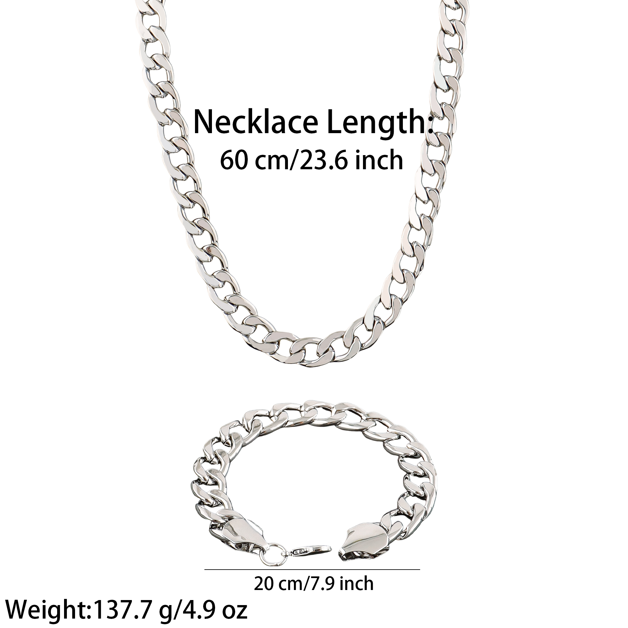 Dubai Cuban Gold Silver Snake  - огляд і ціна Men Accessories In Dubai