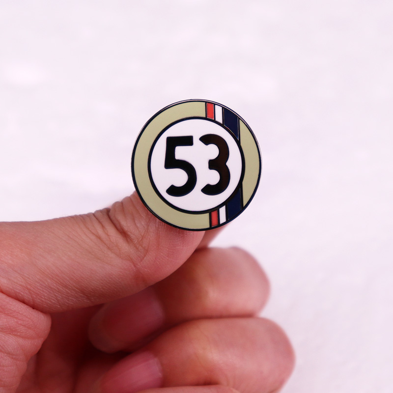 The Love Bug movie blue and re - огляд і ціна Lapel Pin Enamel