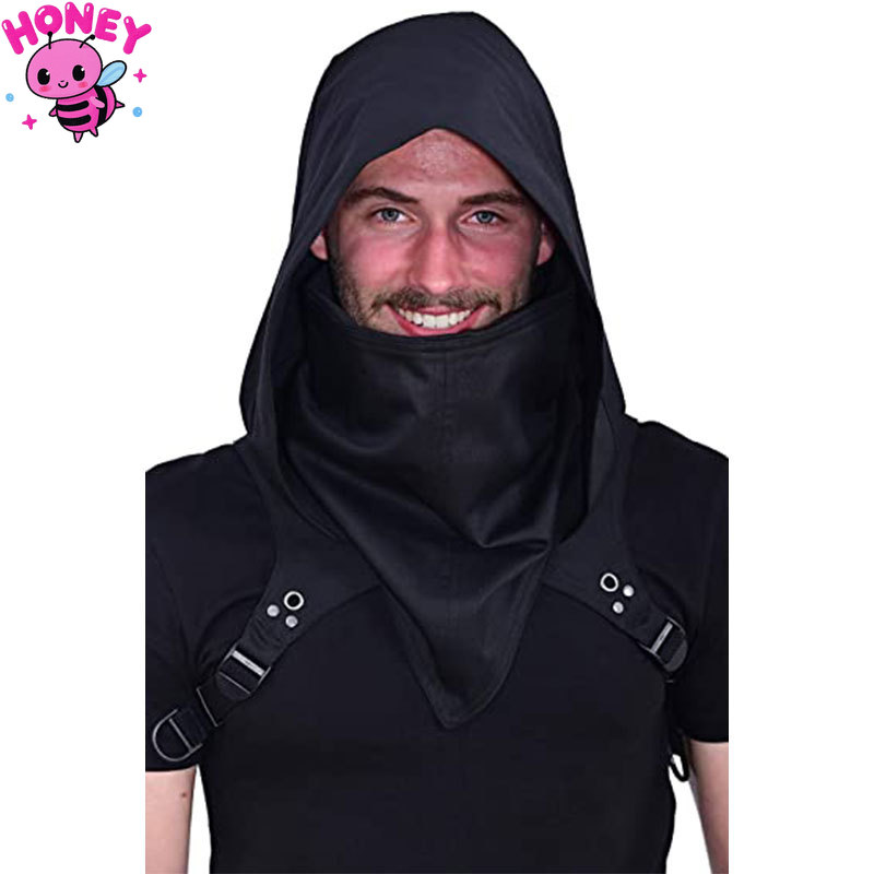 Unisex Medieval Hat with Mask  - огляд і ціна Medieval Men'S Accessories