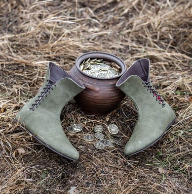 Men's Medieval Leather Shoe Mi - огляд і ціна Medieval Men'S Accessories