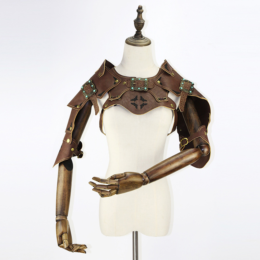 Steampunk Shoulder Armor Armou - огляд і ціна Medieval Men'S Accessories