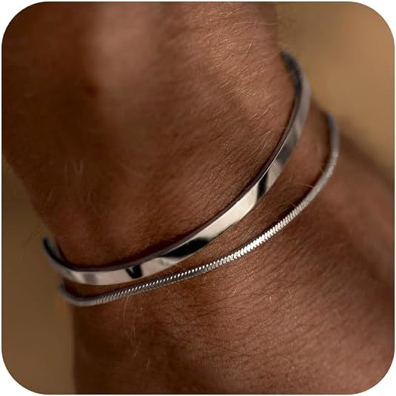 Stackable Bracelets for Men, 9 - огляд і ціна Cufflink Box Set