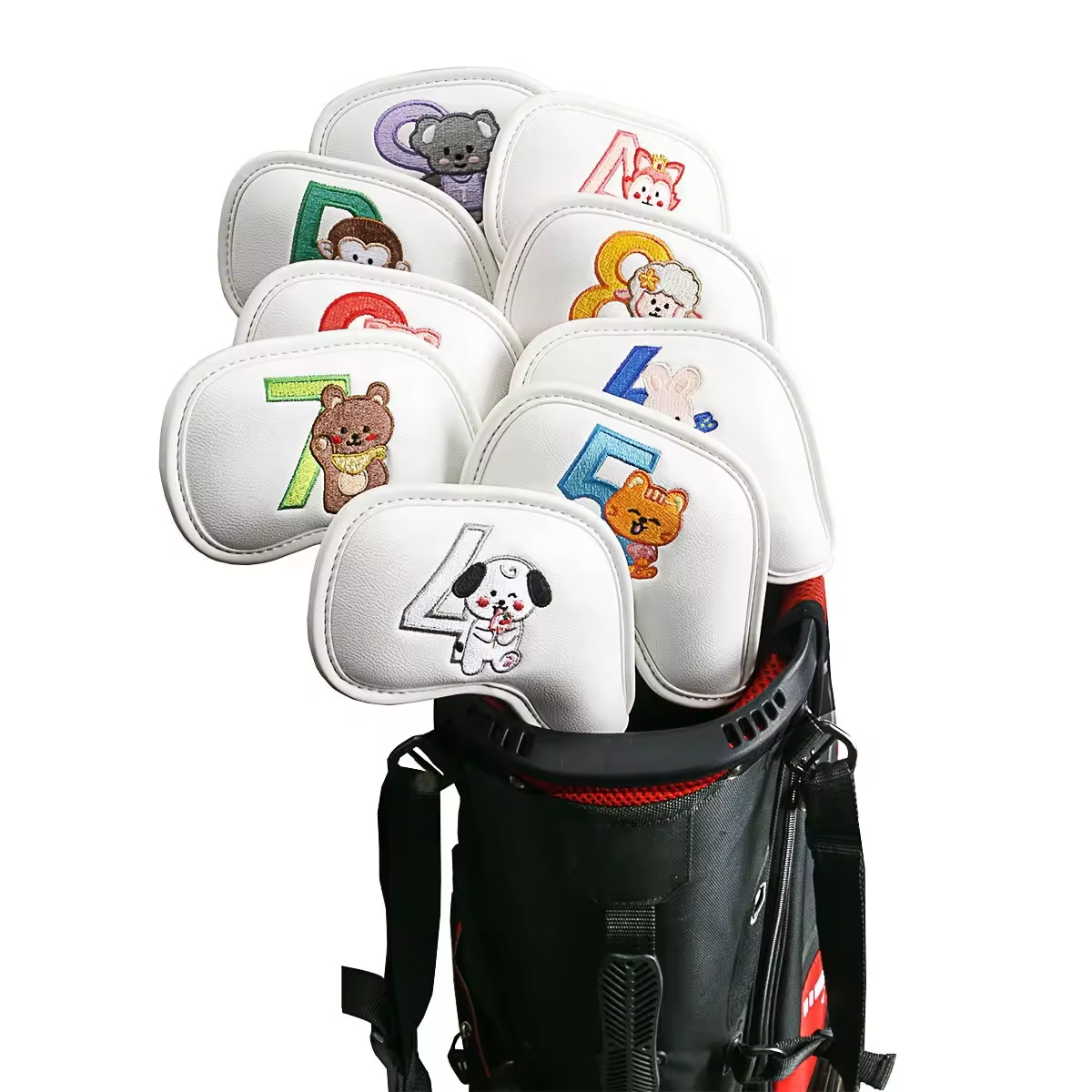 9Pcs Cute Cartoon Animal Golf  - огляд і ціна Men Accessories For Gift