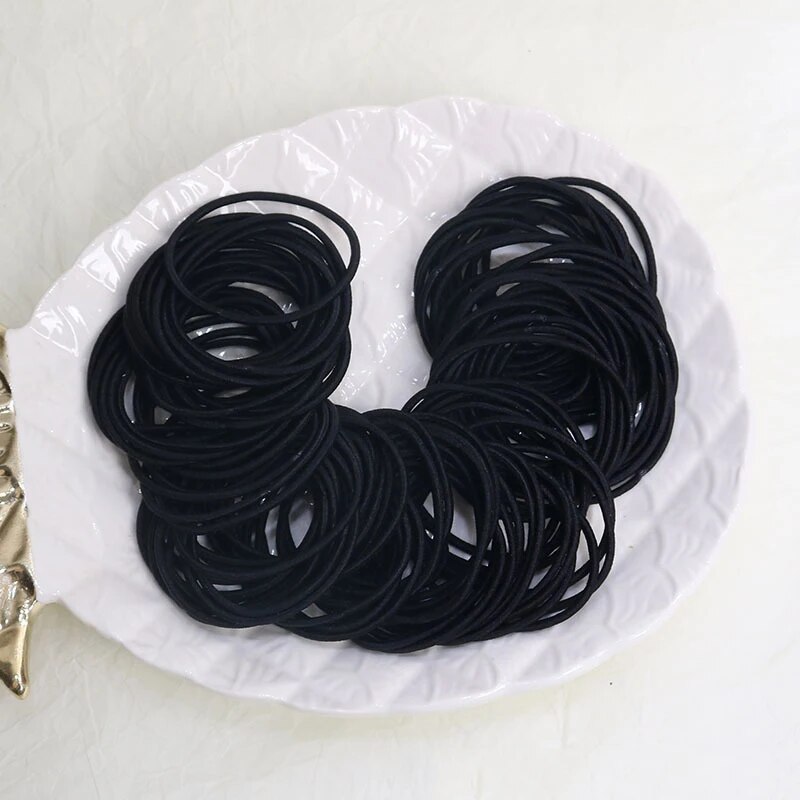 100PCS/Set Hair Ties Elastic R - огляд і ціна Men Accessories Kit