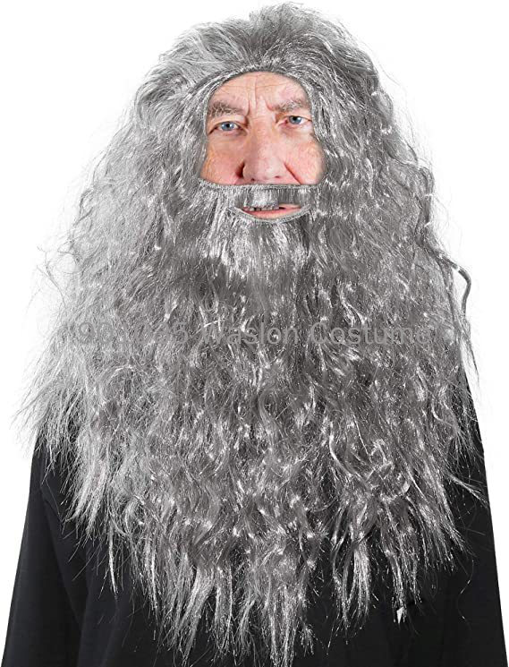 Beard Set Wizard Costume Hallo - огляд і ціна Men Accessories Kit