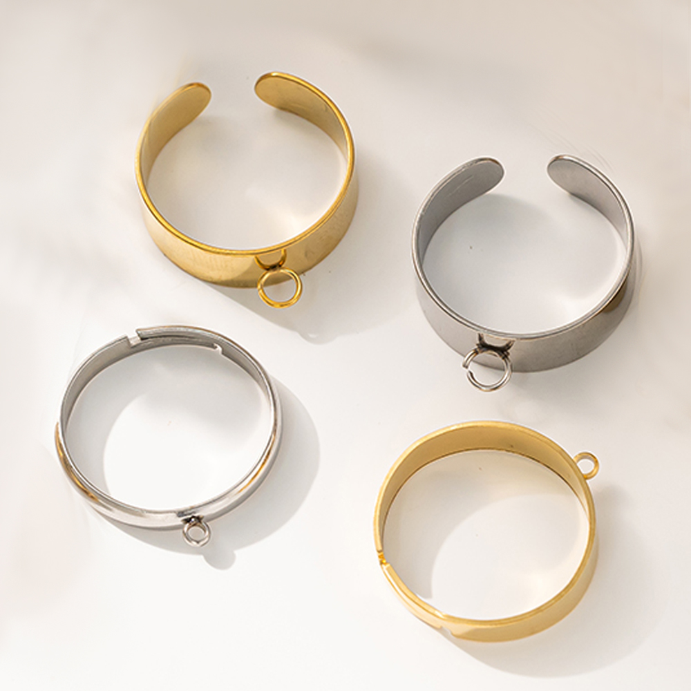 5pcs/Lot Stainless Steel Gold  - огляд і ціна Men Accessories Ring