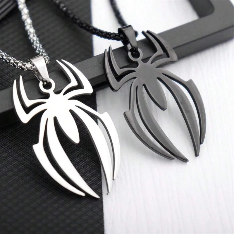 Gothic Spider Shape Necklace S - огляд і ціна Men'S Accessories Chain