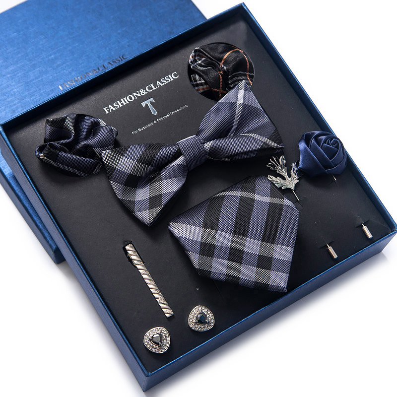 Holiday Present Tie Handkerchi - огляд і ціна Neck Tie Set Box