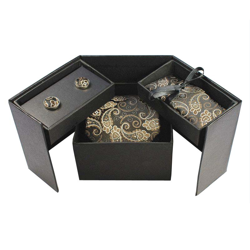 GUSLESON Tie Set Hanky Cufflin - огляд і ціна Neck Tie Set Box