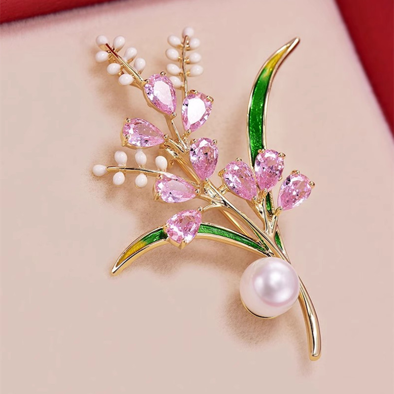 Fashion Zircon Wheat Ear Brooc - огляд і ціна Men Accessories Bouquet
