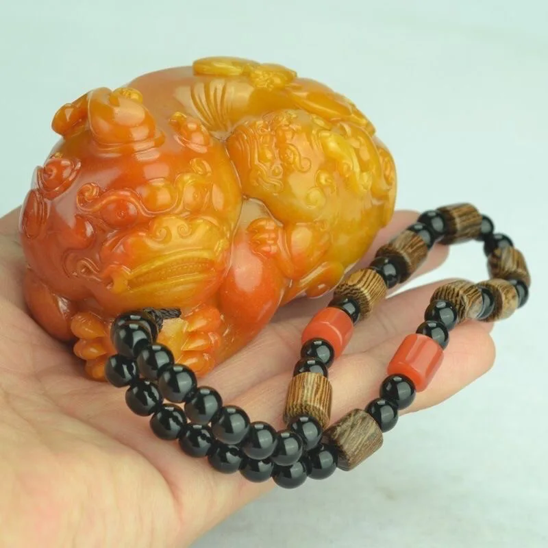 Natural Huang Longyu Pixiu Pen - огляд і ціна Men'S Accessories Chain